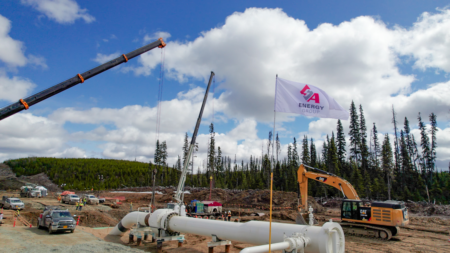 Coastal Gaslink Pipeline Wide Landscape