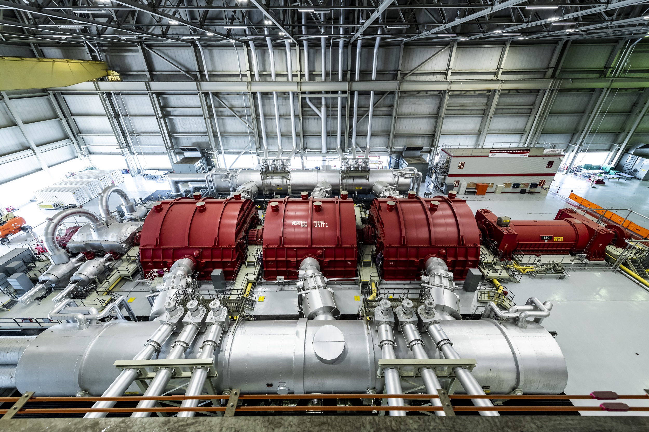 Refurbished Unit 1 reactor at Darlington Nuclear Plant