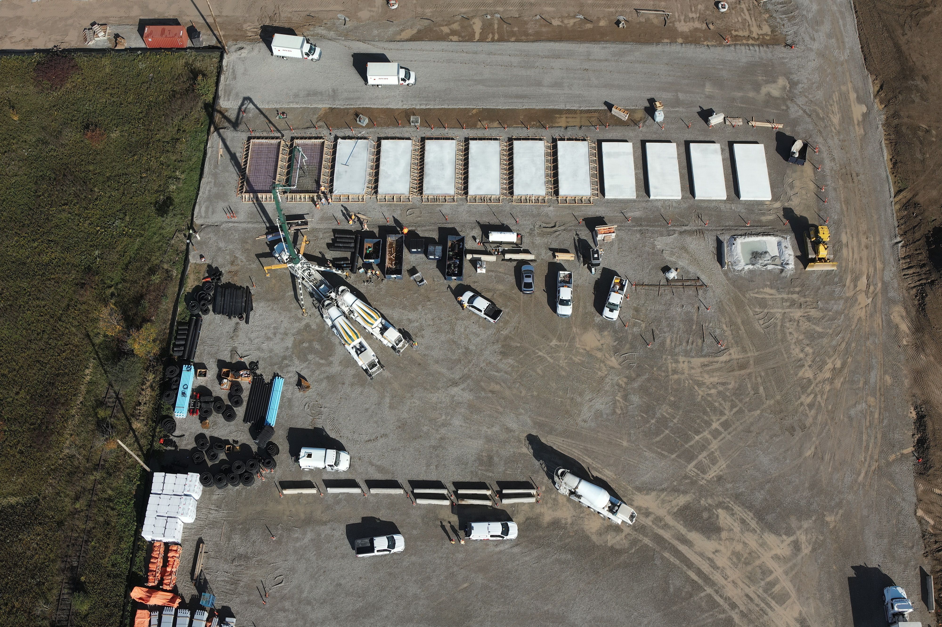 Aerial view of Oneida Project