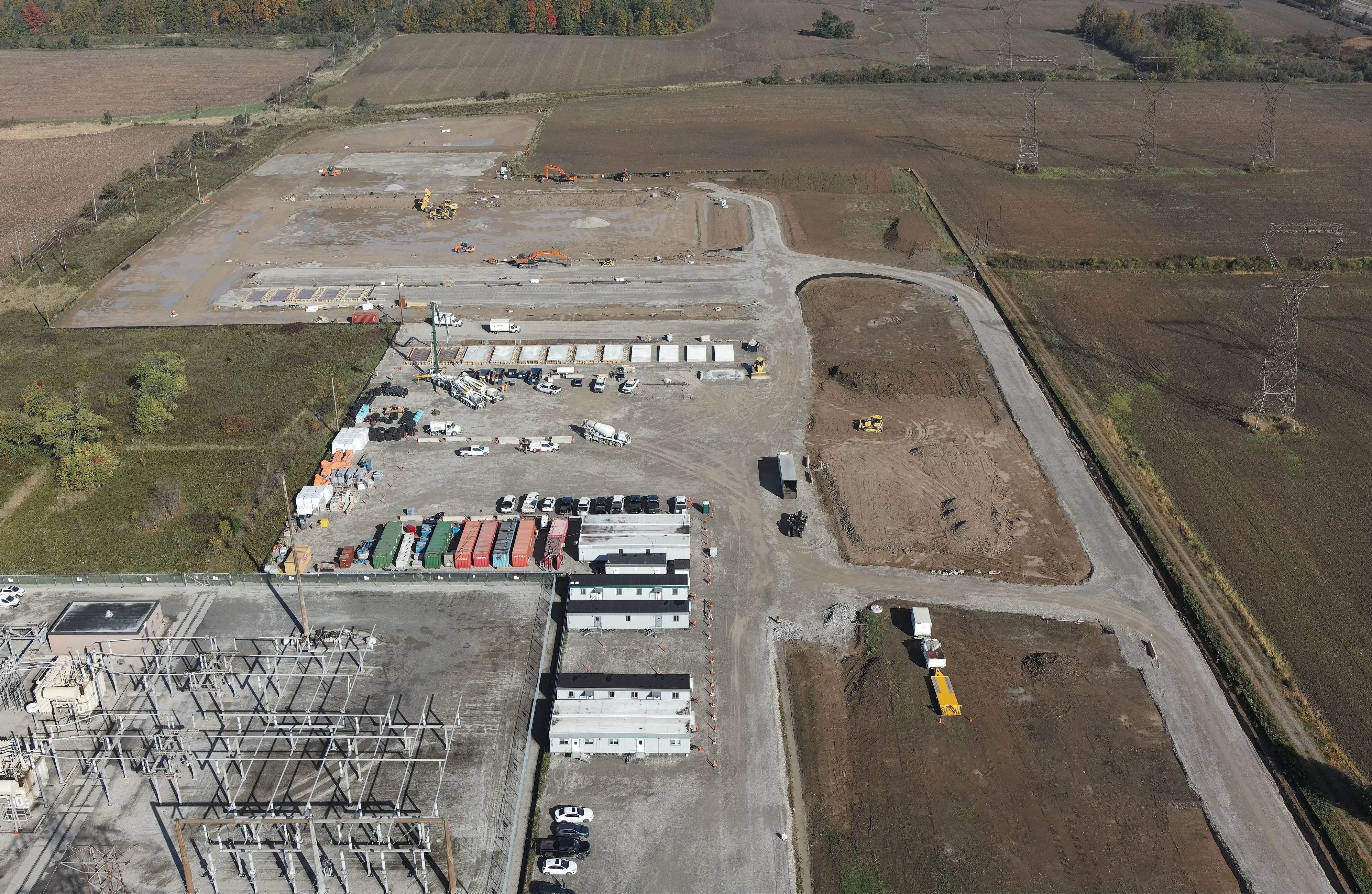 Aerial view of Oneida Project